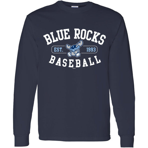 Adult Navy BR Baseball LS