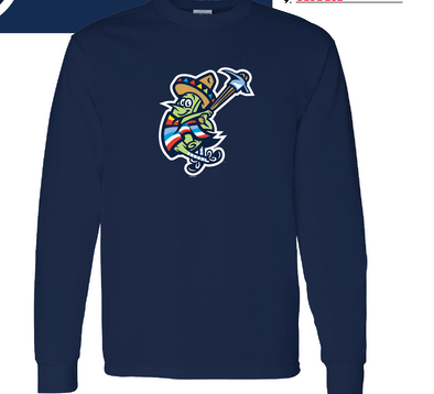 Adult Navy L/S Senor Apio Tee