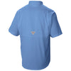 Myrtle Beach Pelicans Columbia Sportswear White Cap Alternate Logo Tamiami Short Sleeve Shirt