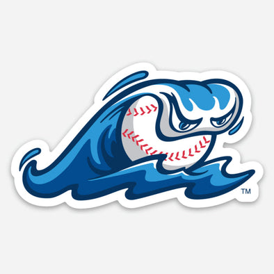 West Michigan Whitecaps Cap Logo Sticker