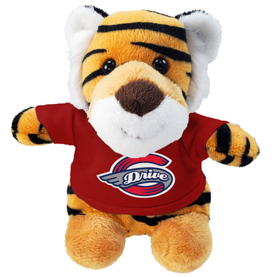 Greenville Drive Mascot Factory Tiger Plush Stubbie