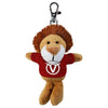 Plush Animal Key Chains (Cow, Bulldog & Lion)