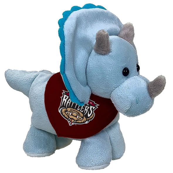 Timber Rattlers Triceratops Short Stack Plush