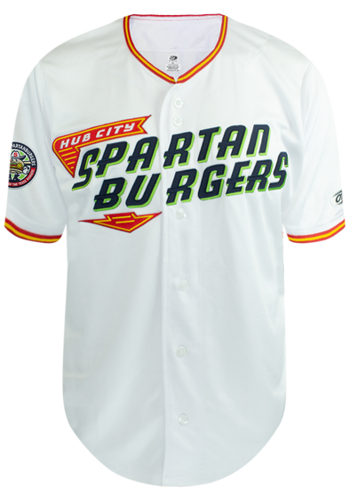 Youth Stitched White Home Jersey
