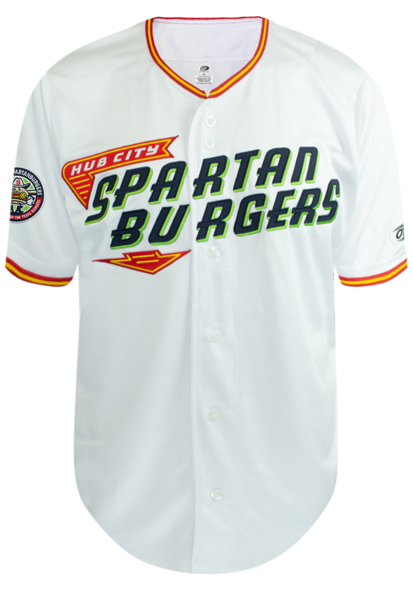 Youth Stitched White Home Jersey