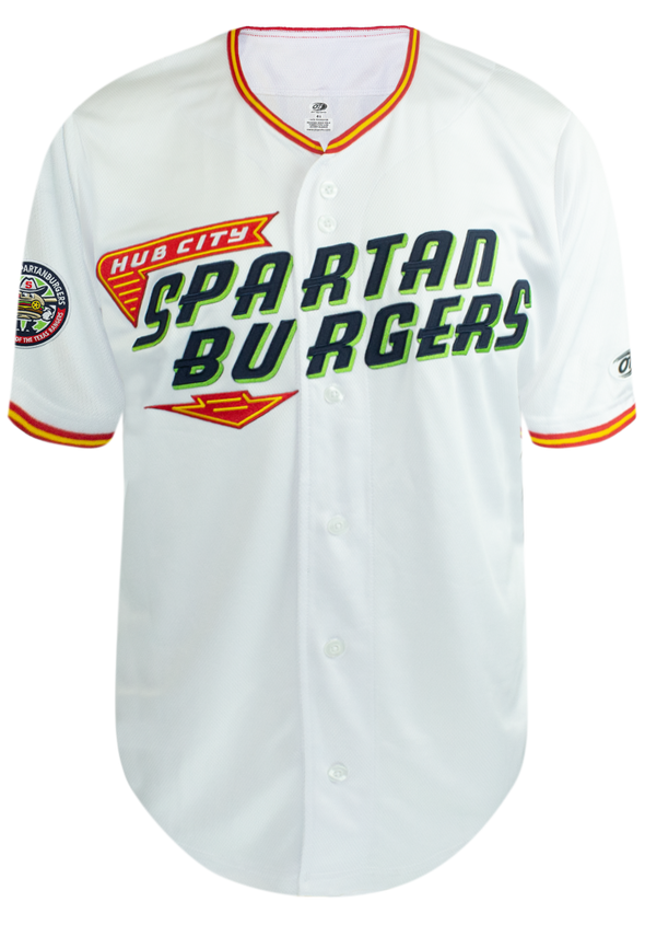Y8 Youth Spartanburgers FB Replica Home Jersey