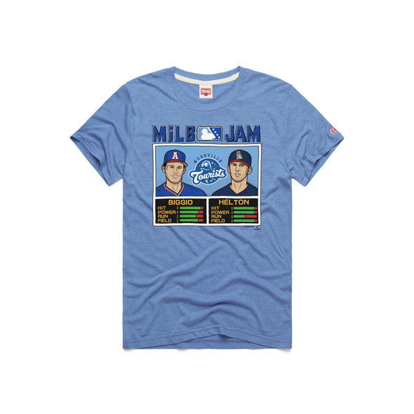 The Asheville Tourists Homage MiLB Jam T-shirt