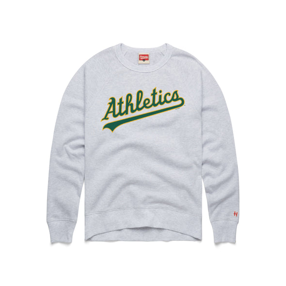 A's Jersey Logo Crewneck