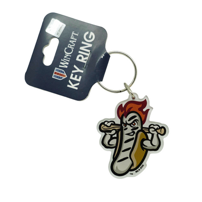 Rochester White Hots Primary Logo Keychain