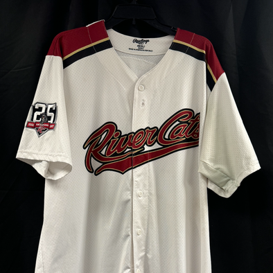 WHITE HOME 25TH ANNIVERSARY JERSEY #46 MCDONALD-SIZE 48 XL, SACRAMENTO RIVER CATS