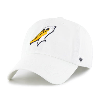 Myrtle Beach Pelicans 47 Brand White Alternate Logo Franchise Cap