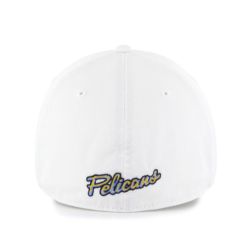 Myrtle Beach Pelicans 47 Brand White Alternate Logo Franchise Cap