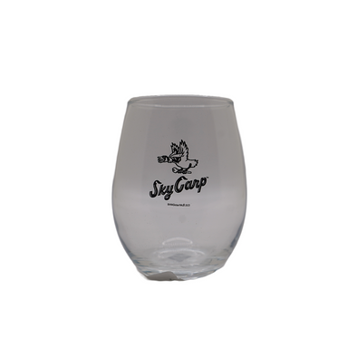 Beloit Sky Carp BWM 9oz Stemless Wine Glass