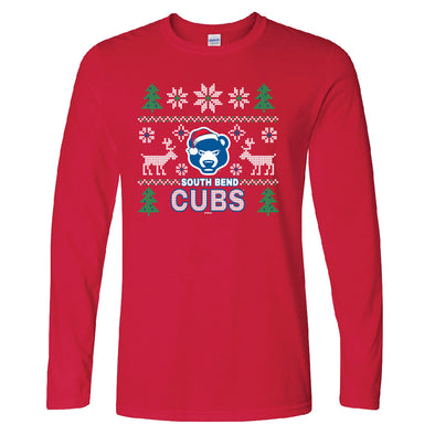 South Bend Cubs 2024 Christmas Long Sleeve Tee