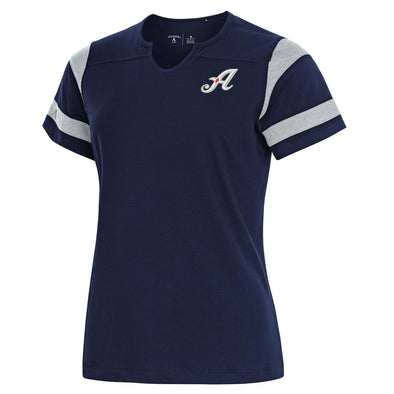 Reno Aces Ladies Navy Encounter Knit Tee