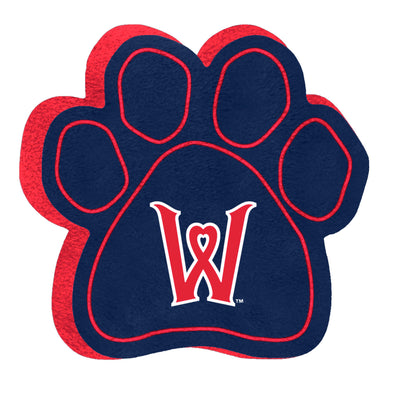 Red/Navy Dog Paw Toy