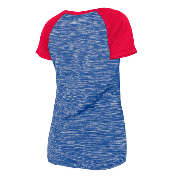 New Era South Bend Cubs Women's Space Dye V-Neck