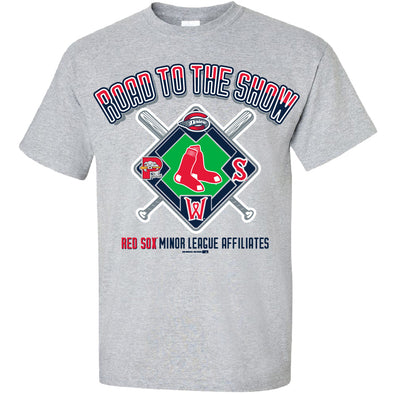 Worcester Red Sox Road To The Show Sport Gray Affiliate Tee