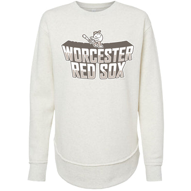 Worcester Red Sox Women's Natural Banjoy Crewneck