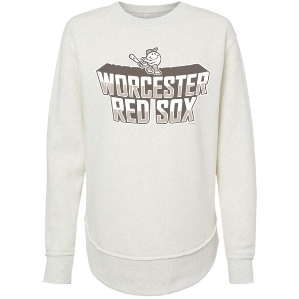 Worcester Red Sox Women's Natural Banjoy Crewneck
