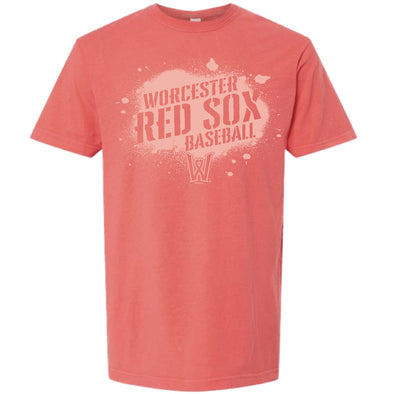 Worcester Red Sox Salmon Grady Dyed Tee