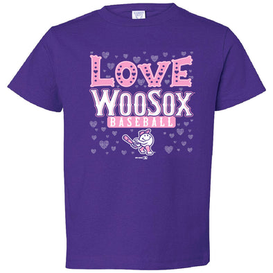 Worcester Red Sox Purple Toddler Shower Tee