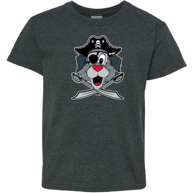 Gray Youth Pirate Woofster Tee