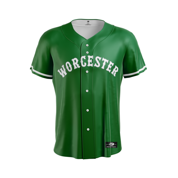 Worcester Red Sox OT Sports Green Worcester Replica Jersey