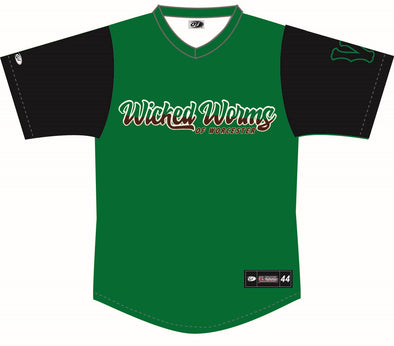 Wicked Worms of Worcester Kelly Green Replica Jersey