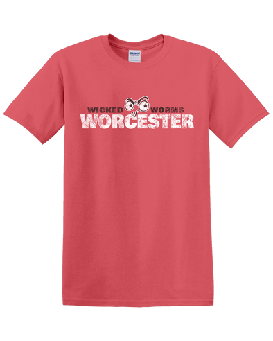 GoTeez Coral Wicked Worms of Worcester Eyes Tee