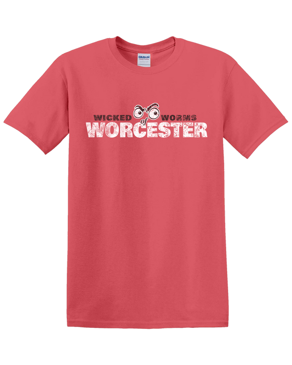 GoTeez Coral Wicked Worms of Worcester Eyes Tee