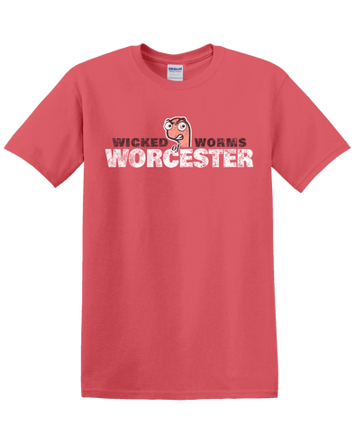 GoTeez Coral Wicked Worms of Worcester Youth Tee