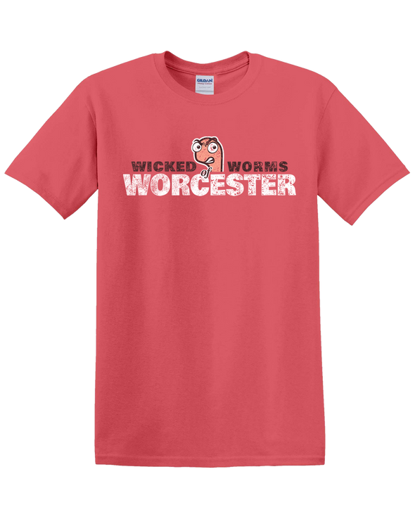 Wicked Worms of Worcester Youth Coral Body Tee