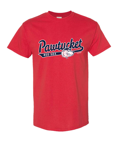 Red Pawsox Baseball Tail Tee