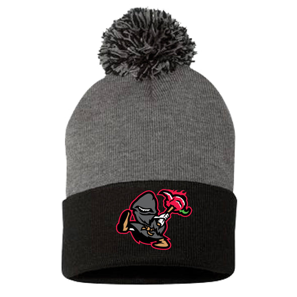 Carolina Reapers - Charcoal Pom Beanie