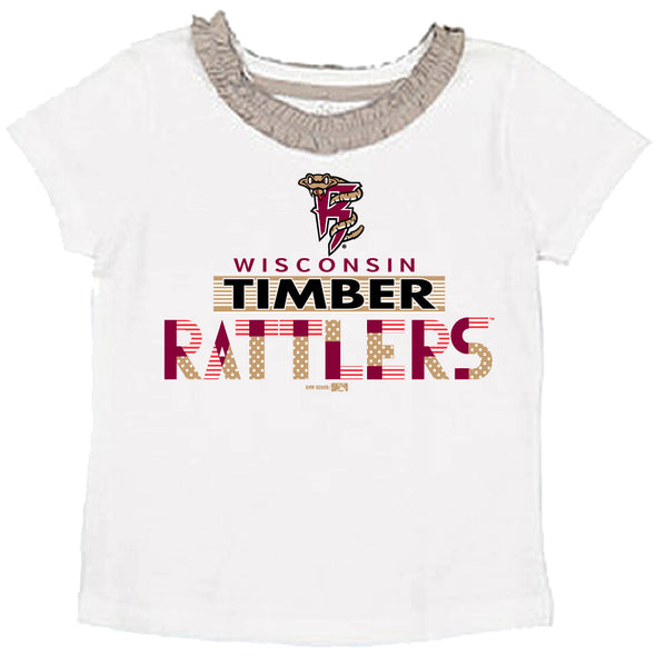 Toddler Ruffle Neck Tee