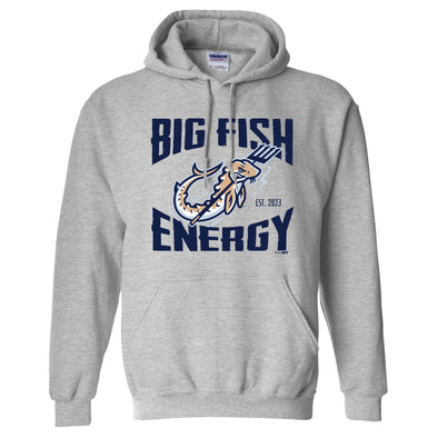 Shantymen Big Fish Energy Gray Hoodie