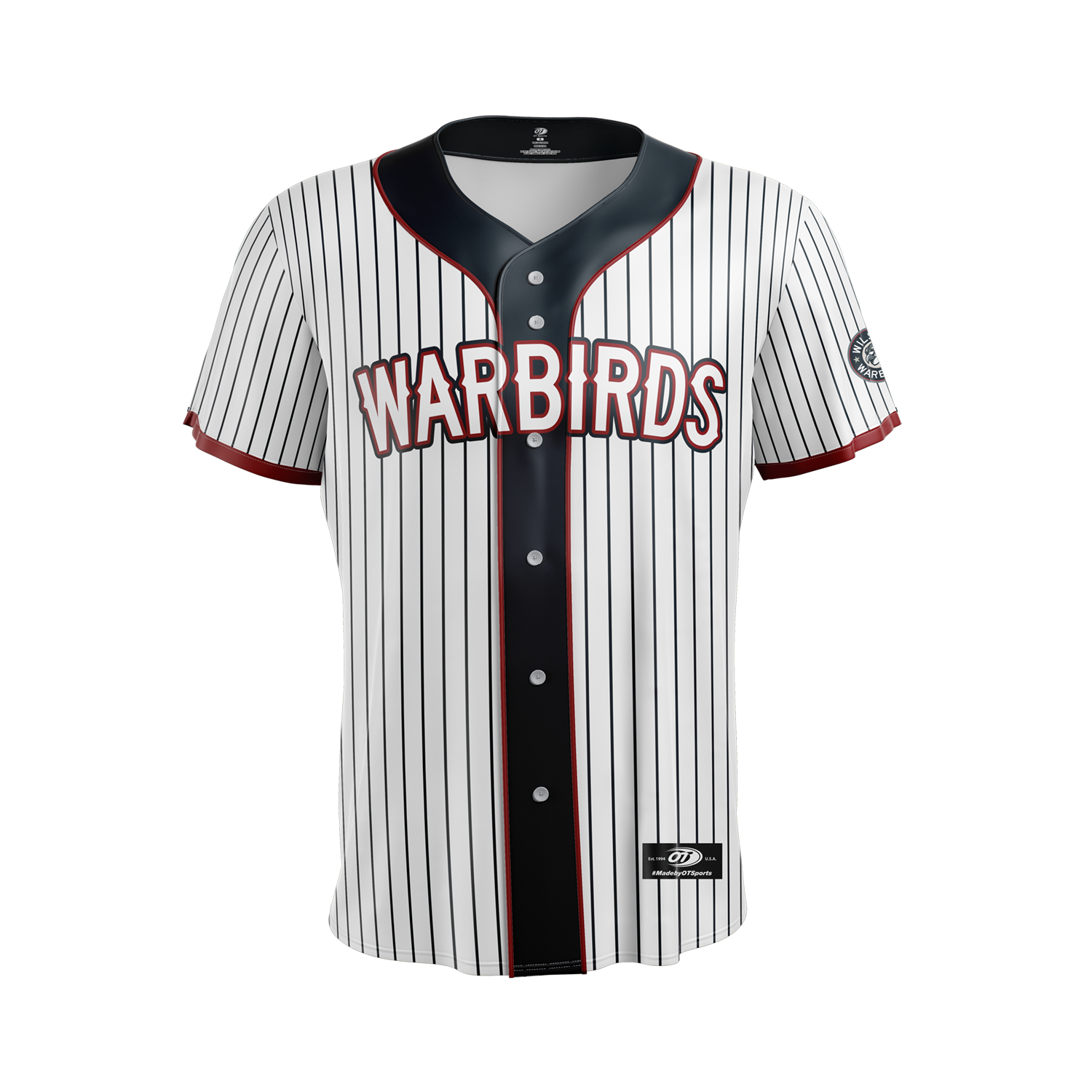 HUDSON HAWKS Red Sublimated Hoodie HUDSON HAWKS Red Sublimated Hoodie