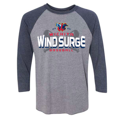 Wichita Wind Surge Adult Biffle 3/4 Sleeve Tee