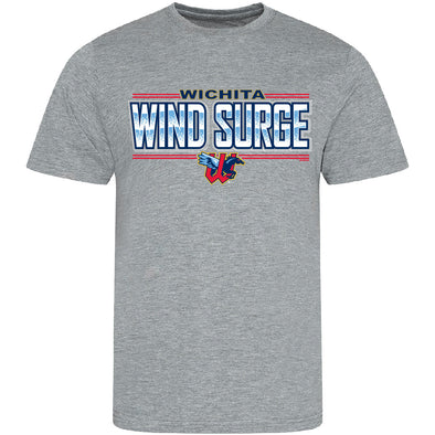 Wichita Wind Surge Adult Gray Debra Tee