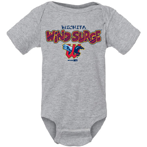 Wichita Wind Surge Infant Scribble Lap Creeper Onesie
