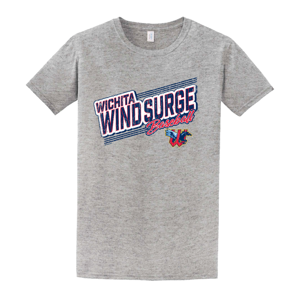 Wichita Wind Surge Youth Grey Skyrocket Tee