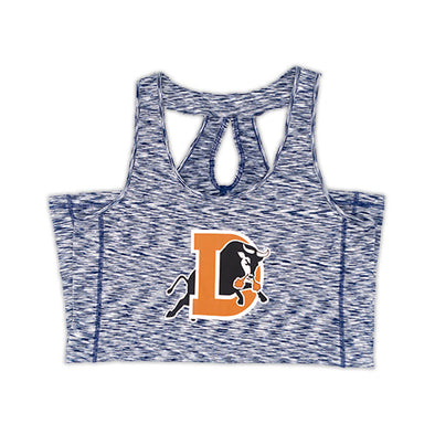 Durham Bulls New Era Women's Heathered Royal Tank