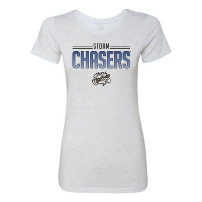 Omaha Storm Chasers 108 Stitches Women's Formal White Tee