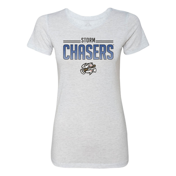 Omaha Storm Chasers 108 Stitches Women's Formal White Tee
