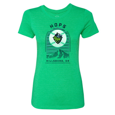 108 Stitches W's Skyline Tee, Hillsboro Hops