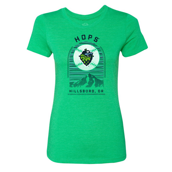 108 Stitches W's Skyline Tee, Hillsboro Hops