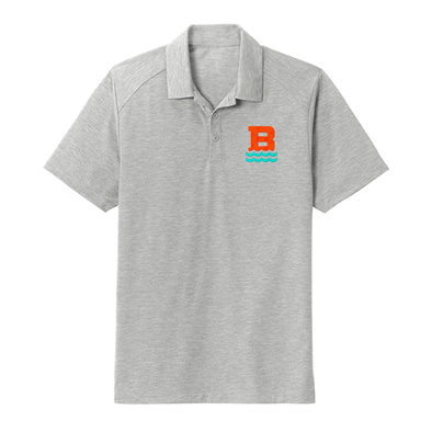 Chesapeake Baysox ADULT B Waves POLO GRAY