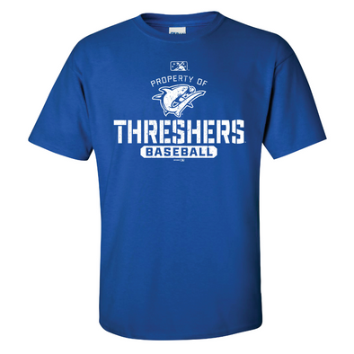 Clearwater Threshers Bimm Ridder Property of Threshers Youth Tee