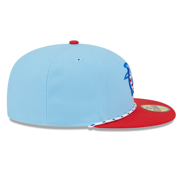 Clearwater Threshers 2025 New Era 59FIFTY Fourth of July Cap